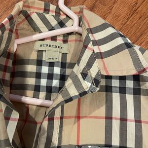 Baby Burberry Shirt - 12M